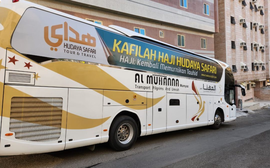Mengenal Lebih Dekat Kendaraan Kafilah Haji Hudaya Safari Travel Selama di Tanah Suci